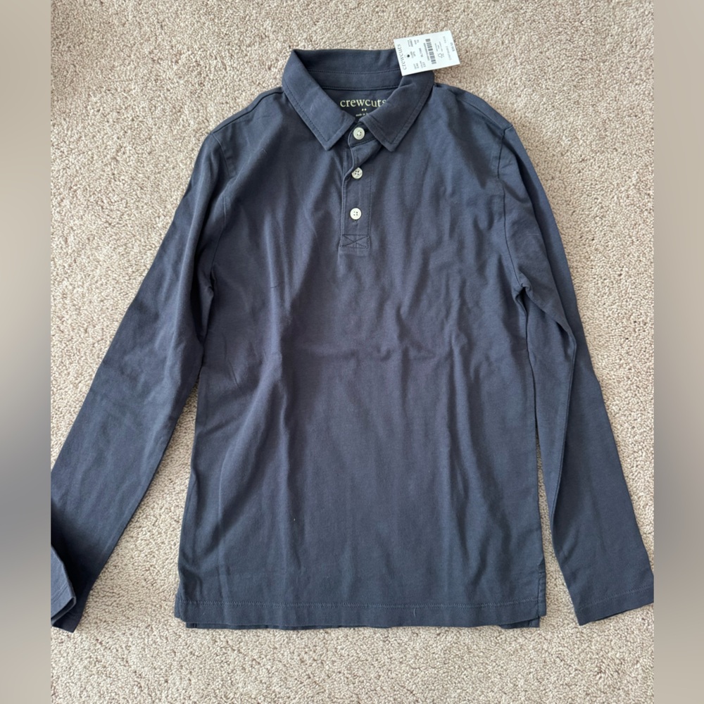 Crewcuts Boys Long Sleeve Polo Shirt